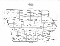 Iowa State Map, Jackson County 1966